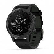 Смарт-часы Garmin Fenix 5 Plus Sapphire Black with Black Leather