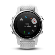 Часы с GPS Garmin Fenix 5S белые с белым ремешком
