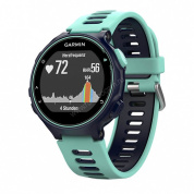 Беговые часы Garmin Forerunner 735XT темно-синие с голубым, HRM-Tri, HRM-Swim